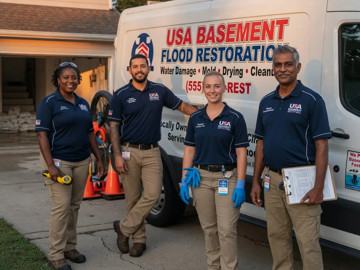 Basement Flood Cleanup company in South Range, WI