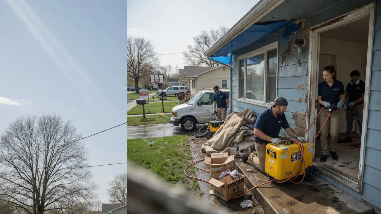 Basement Flood Cleanup in South Range, WI near me